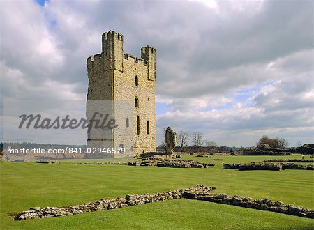 Helmsley château datant du XIIe siècle, North Yorkshire, Angleterre, Royaume-Uni, Europe Helmsley château datant du XIIe siècle, North Yorkshire, Angleterre, Royaume-Uni, Europe