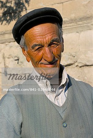 Portrait d'un vieillard, Cappadoce, Anatolie, Turquie, Asie mineure, Asie