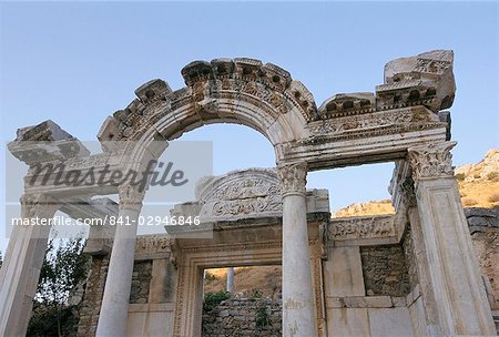 Antike römische Ruinen, Ephesus, Türkei, Anatolien, Kleinasien, Asien