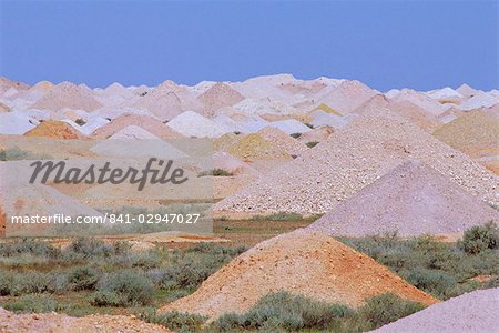 Mines d'opales à Coober Pedy, Australie-méridionale