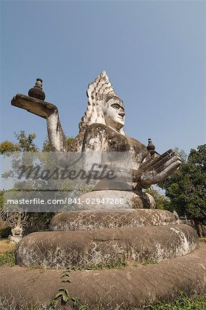 Buddha Park, Xieng Khuan, Vientiane, Laos, Indochina, Südostasien, Asien