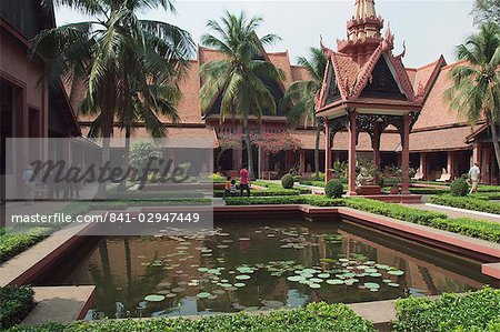 The National Museum, Phnom Penh, Cambodia, Indochina, Southeast Asia, Asia