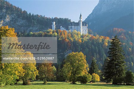 Schloss Neuschwanstein en Bavière, Allemagne