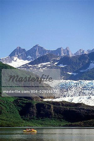 Mendenhall Glacier & Lake Rafts Southeast Alaska scenic