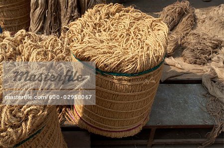 Baskets of Rope, Kolkata, West Bengal, India