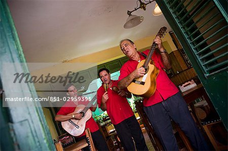 Musicians playing in Bar Riley,Havana,Cuba