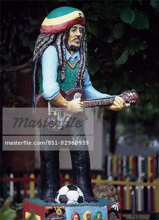 Bob Marley statue,Kinston,Jamaica