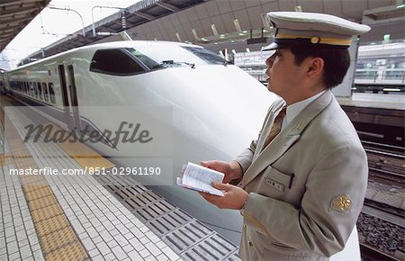 Bullet train,Tokyo,Japan