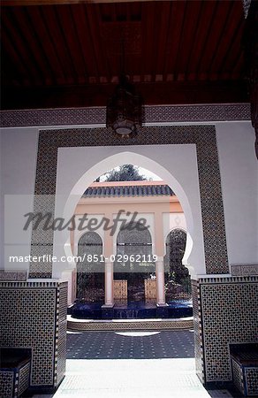 Entrance to Mamonia Hotel,Marrakesh,Morocco