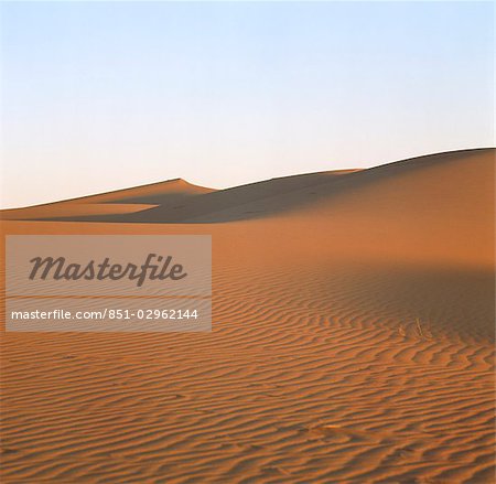 Morning desert scene,Merzouga,Morocco