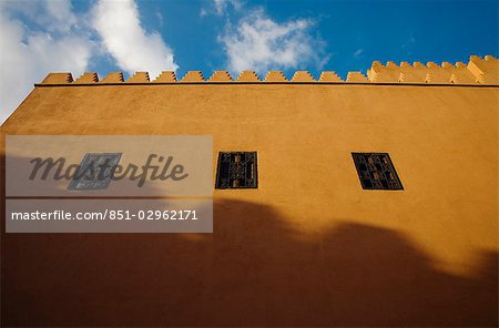 Gebäude im Bereich Melah, Marrakesch, Marokko