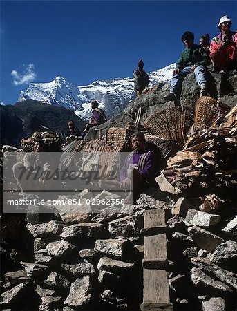 Namache Bazzar Markt am Samstag, Solu Khumbu-Region (Everest), Nepal
