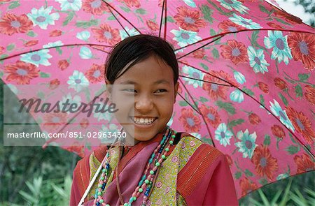 Portrait of Lisu hilltribe girl,Chiang Rai,Thailand