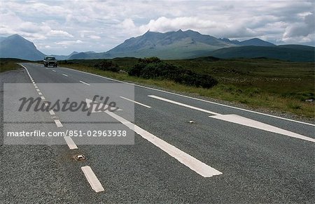 Empty road,Isle of Skye,Outer Hebrides,Scotland