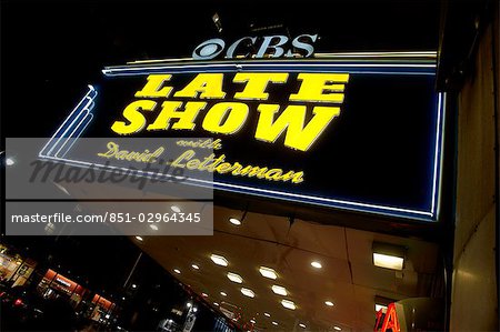 Ed Sullivan Theater on 54th Stree,New York City,New York,USA