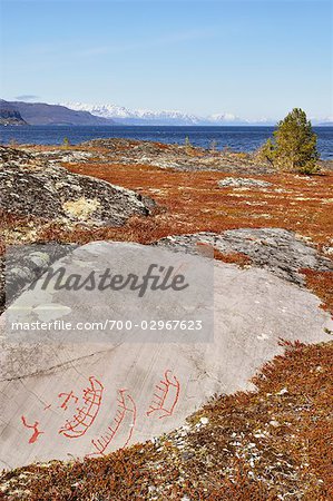 Rupestres préhistoriques, Alta, Norvège