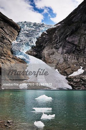 Briksdalsbre Gletscher Jostedalsbreen-Nationalpark, Norwegen