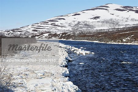 Scenic View in Spring, Finnmark, Norway