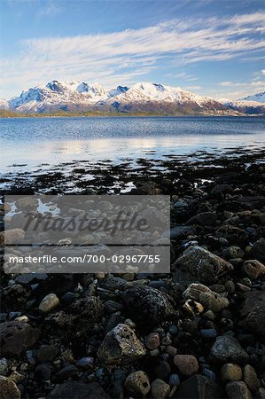 Ofotfjorden, in der Nähe von Narvik, Norwegen