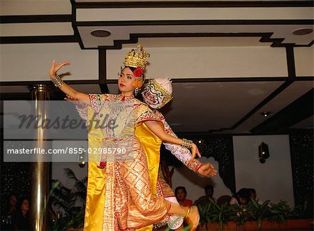 Thai Dancing 'The Pursuit of Benyakai', Bangkok, Thailand