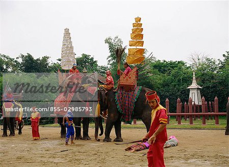 Éléphant thème Show, Thaïlande