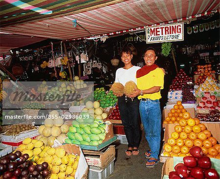 Fruit vendor, San Andres Market,Manila,Philippines