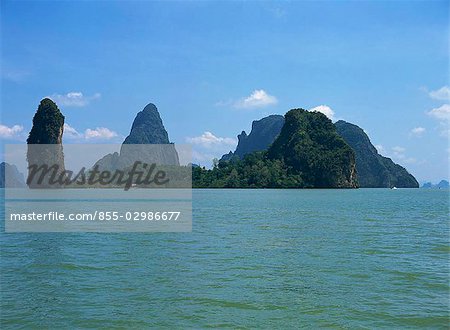 Islands at Phang Nga Bay, Thailand