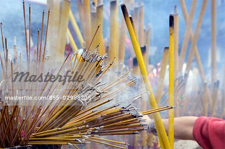 Incense at Dai Mui Tin Hau Temple, Hong Kong