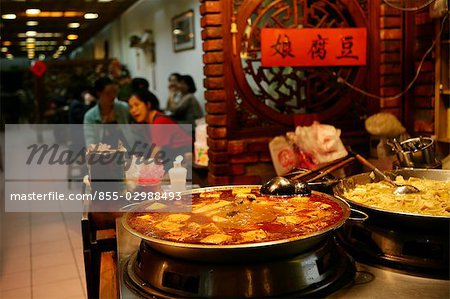 A tofu restaurant at the Tofu food street, Taipei, Taiwan