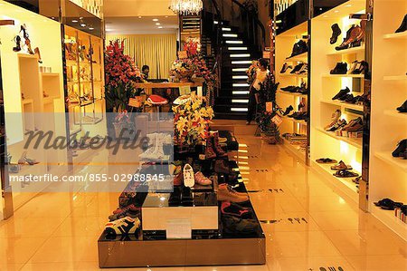 A shoes shop at Hsimenting shopping street, Taipei, Taiwan