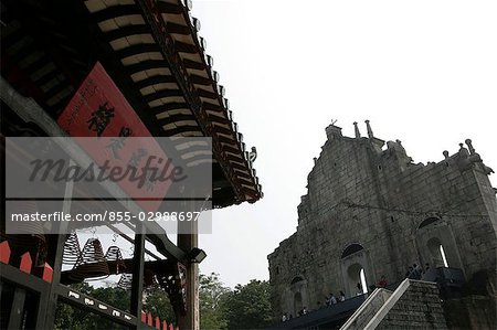 Na Tcha Temple and Ruins of St. Paul Cathedral, Macau