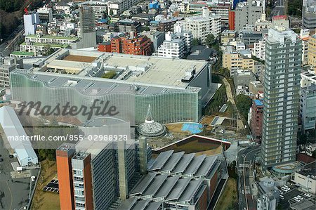 Cityscape of Minato-ku from Roppongi Hills, Tokyo, Japan