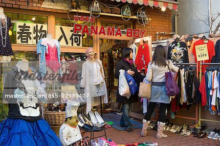 A fashion boutique at Harajuku, Tokyo, Japan