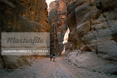 Entrée de la vallée de Pétra, Arabah, Jordanie