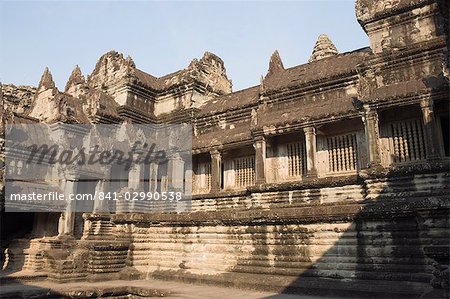 Angkor Wat Tempel, Jahrhundert, Khmer, Angkor, UNESCO Weltkulturerbe, Siem Reap, Kambodscha, Indochina, Südostasien, Asien