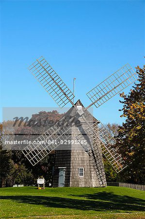 Old Hook Windmill, East Hampton, The Hamptons, Long Island, New York State, United States of America, North America