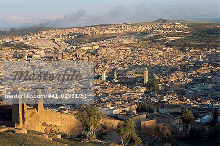 La médina ou vieille ville, patrimoine mondial de l'UNESCO, Fès, Maroc, Afrique du Nord, Afrique