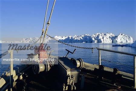 Icebergs from the icefjord, Ilulissat, Disko Bay, Greenland, Polar Regions