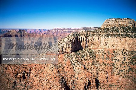 Grand Canyon en hélicoptère, l'UNESCO World Heritage Site, Arizona, États-Unis d'Amérique, Amérique du Nord