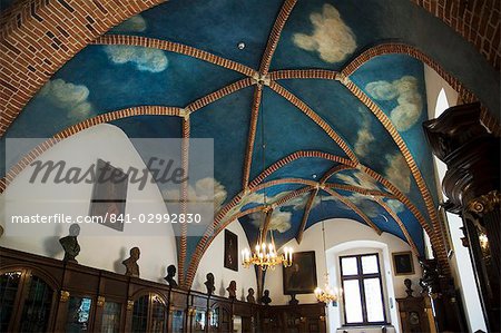 Bibliothek des Collegium Maius Museum der Jagiellonen-Universität, die älteste Universität, Gebäude und verbunden mit Copernicus, Old Town District, Krakow (Krakau), UNESCO Weltkulturerbe, Polen, Europa