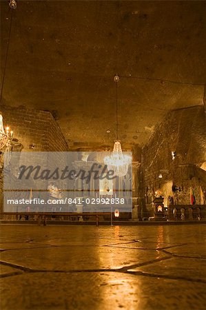 The Cathedral in the Wieliczka Salt Mine, UNESCO World Heritage Site, near Krakow (Cracow), Poland, Europe