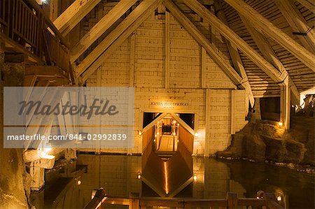 Room in the Wieliczka Salt Mine, UNESCO World Heritage Site, near Krakow (Cracow), Poland, Europe