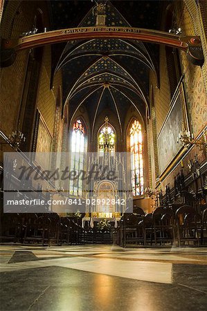 Interior of a Franciscan church, Krakow (Cracow), UNESCO World Heritage Site, Poland, Europe