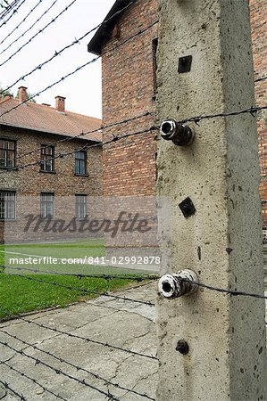 Camp de concentration d'Auschwitz, aujourd'hui, un mémorial et Musée, patrimoine mondial de l'UNESCO, Oswiecim près de Krakow (Cracovie), Pologne, Europe
