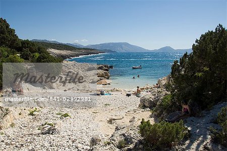 Plage de Alaties, Kefalonia (Céphalonie), îles Ioniennes, Grèce, Europe