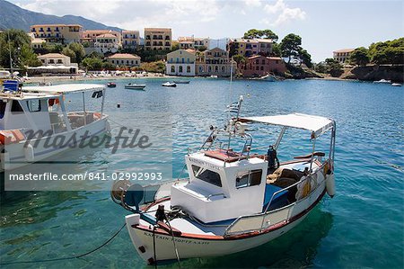 Assos, Kefalonia (Céphalonie), îles Ioniennes, Grèce, Europe