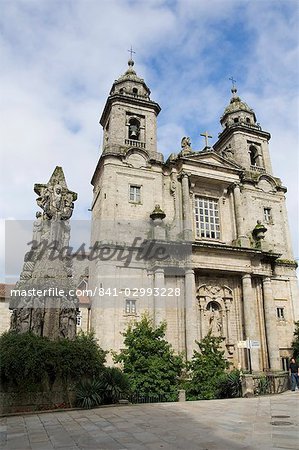 Church at the Convent of San Francisco de Valdedios, Santiago de Compostela, Galicia, Spain, Europe