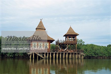Makasutu Eco Lodge, près de Banjul, en Gambie, Afrique de l'Ouest, Afrique
