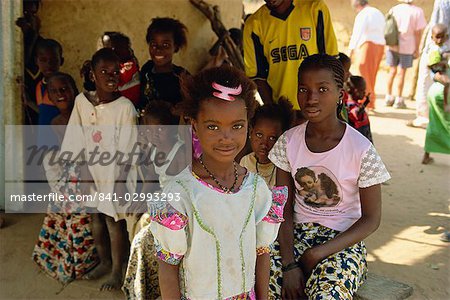 Children near Banjul, Gambia, West Africa, Africa