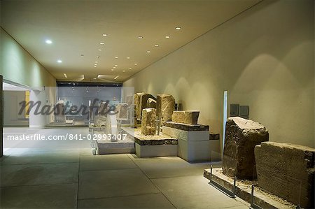 Das archäologische Museum, Monte Alban, nahe der Stadt Oaxaca, Oaxaca, Mexiko, Nordamerika